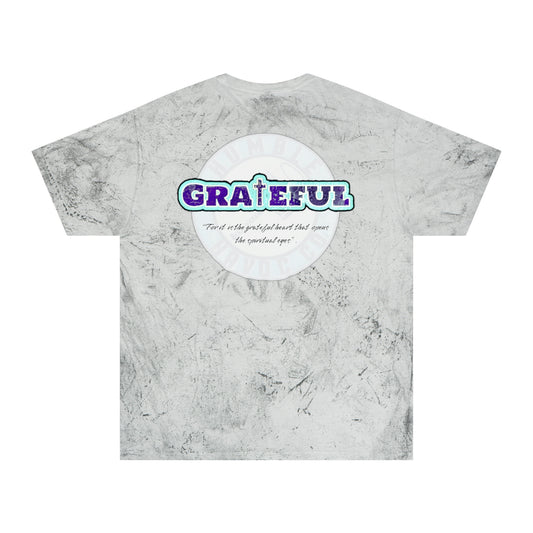 Gratitude marble t-shirt